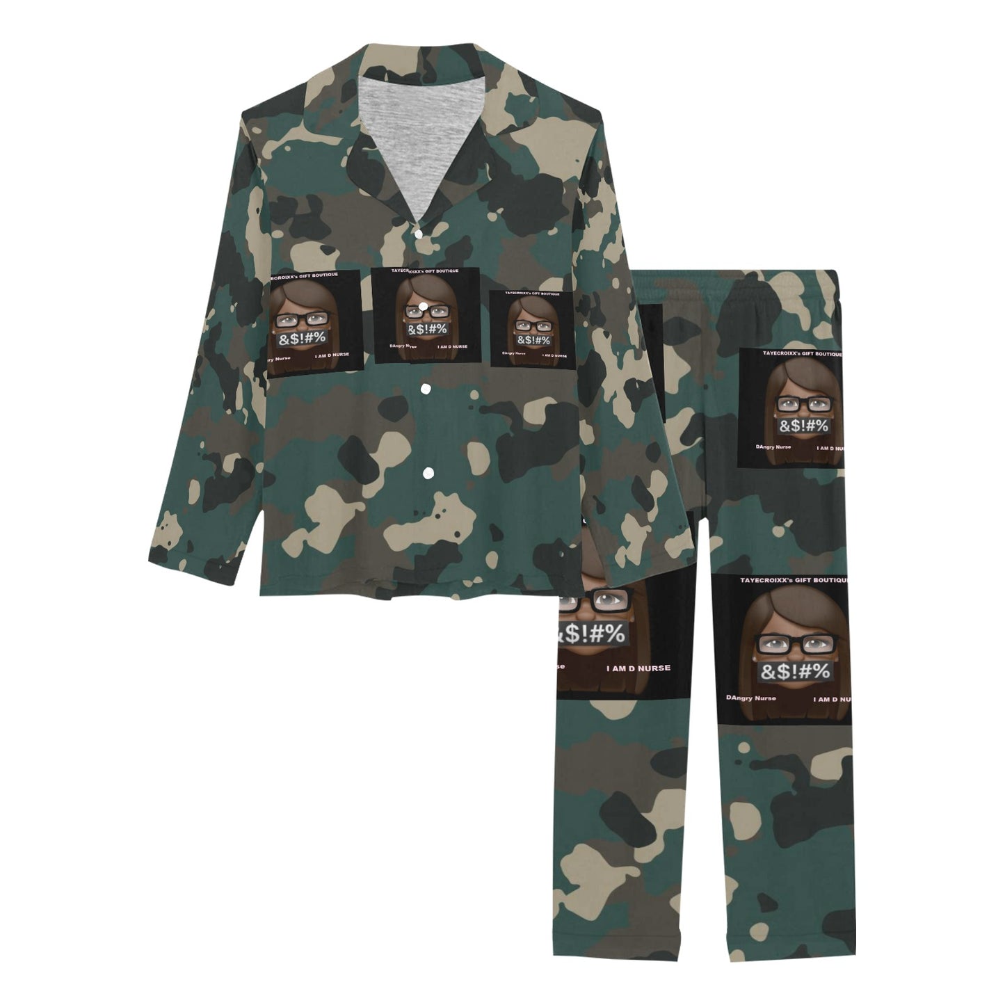 Women's Long Pajama Set