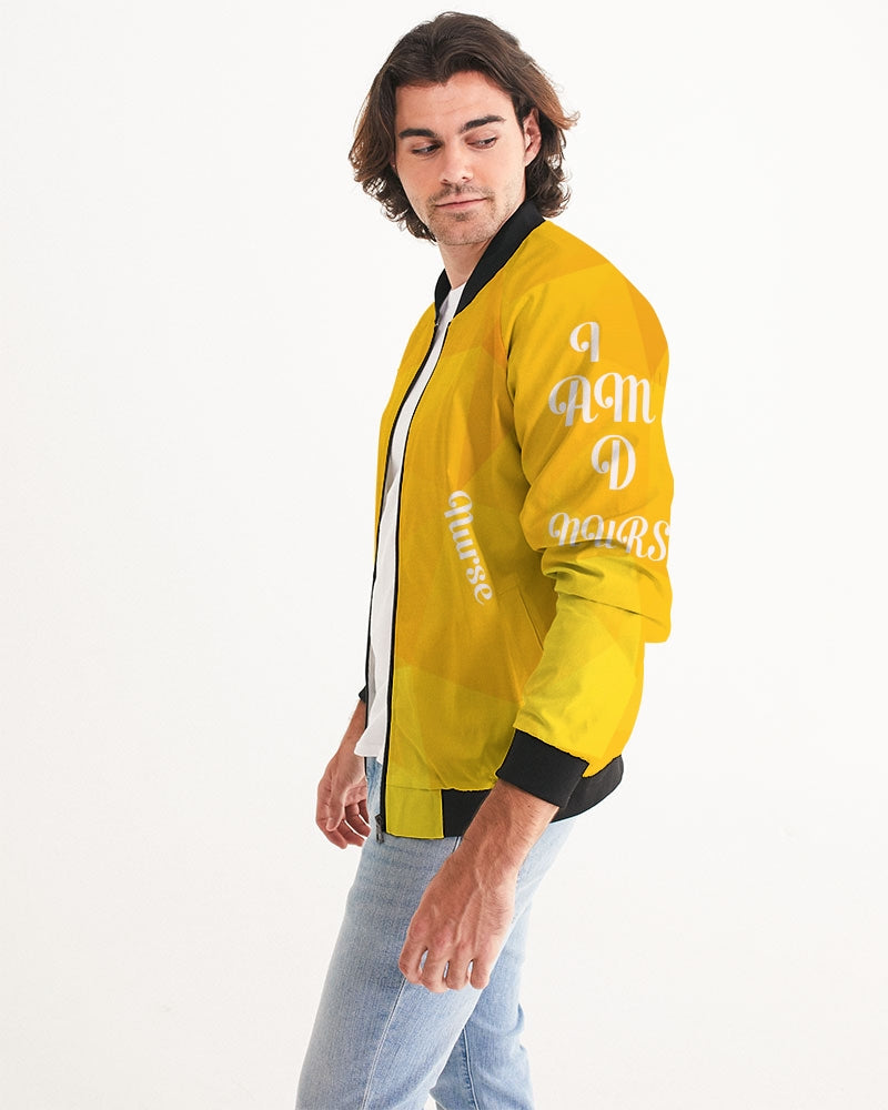vector-yellow Men's Bomber Jacket
