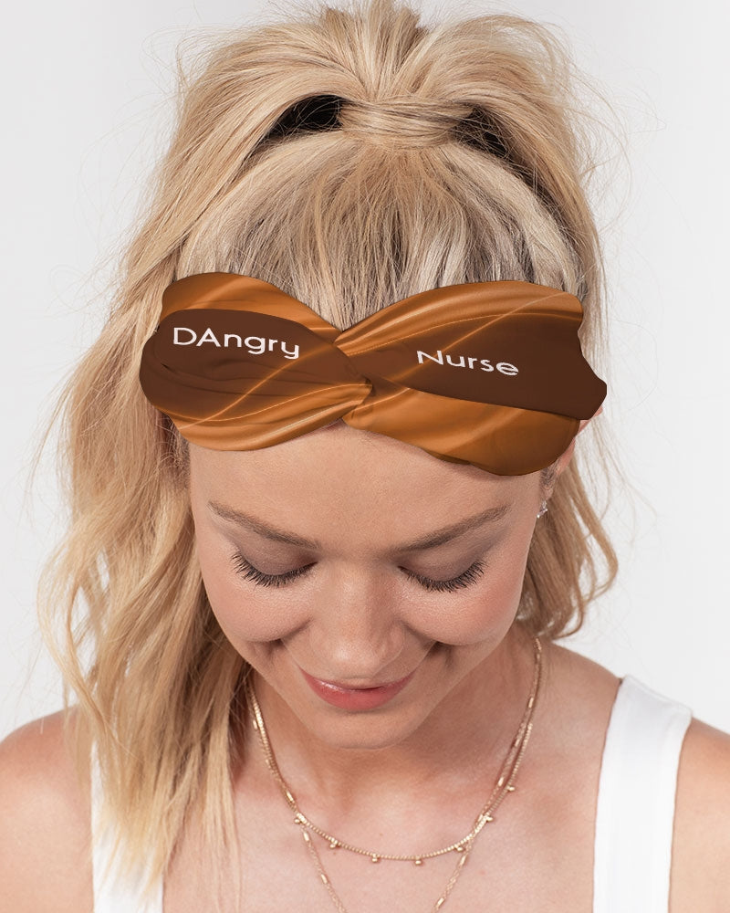 ANGRY BROWN Twist Knot Headband Set