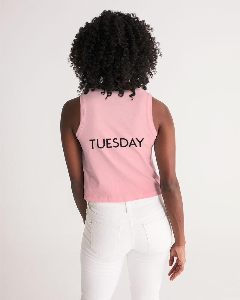 Angry Pink Women's Cropped Tank
