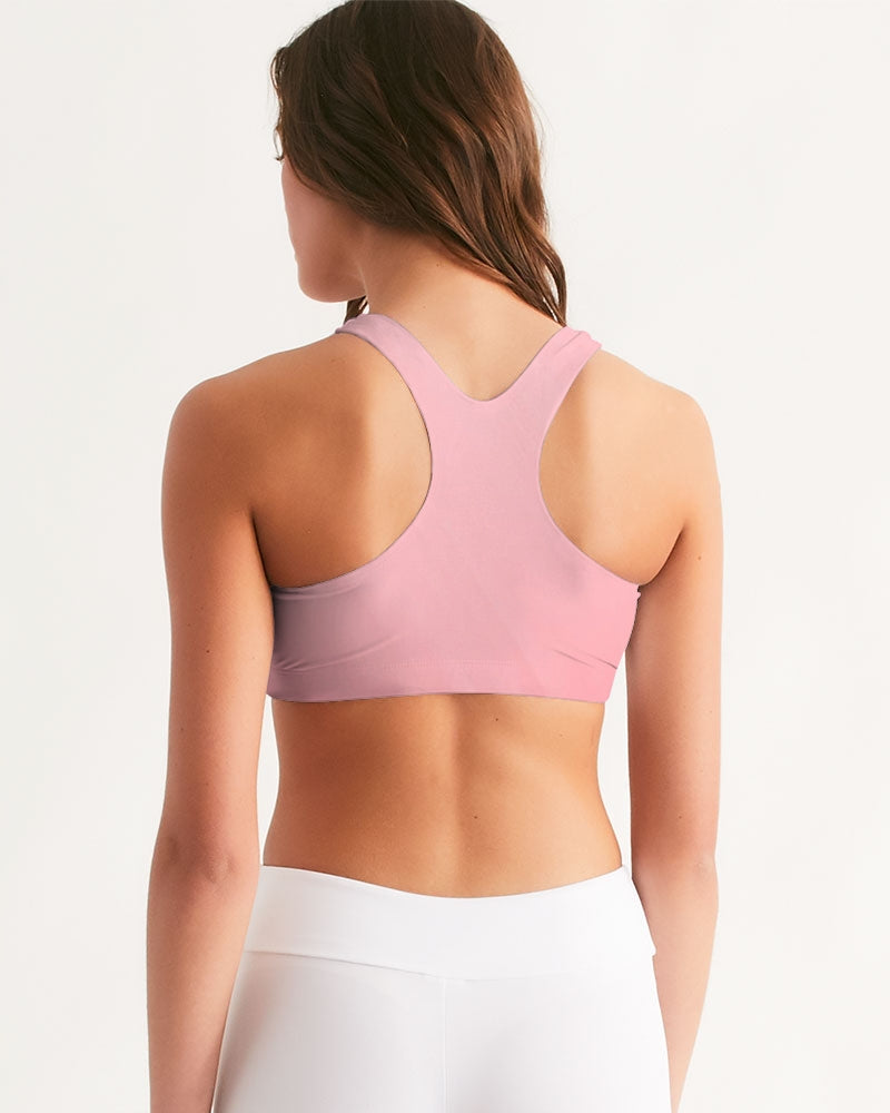 Angry Pink Women's Seamless Sports Bra