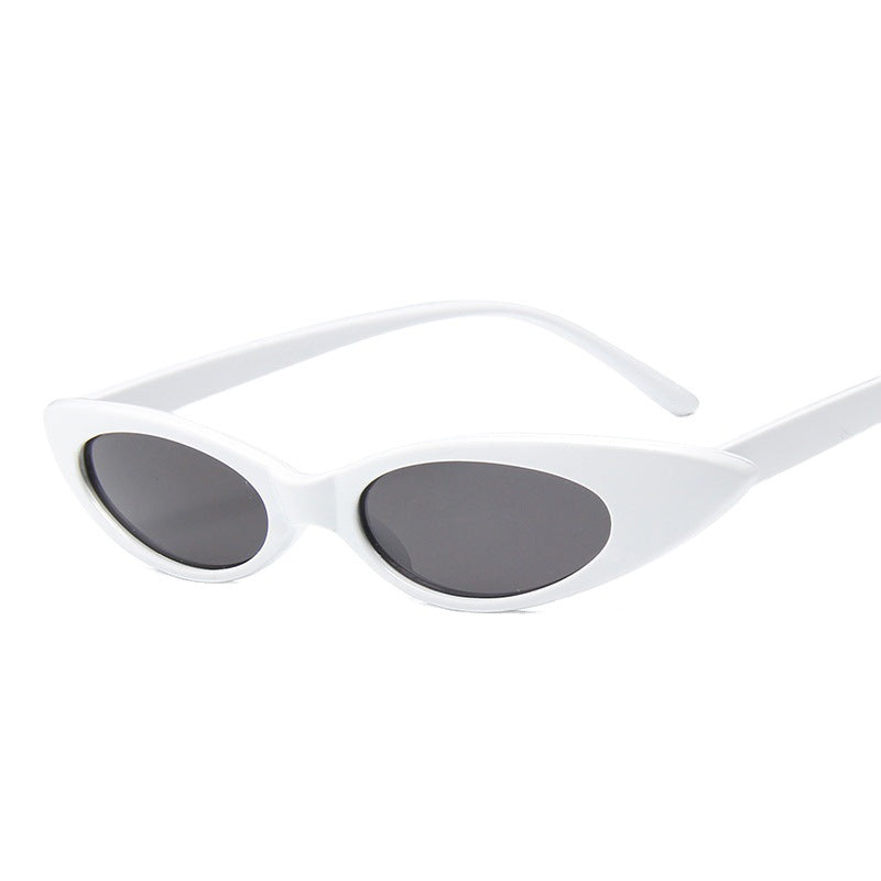 Small Frame Cat Eye Sunglasses Bright Jelly Retro