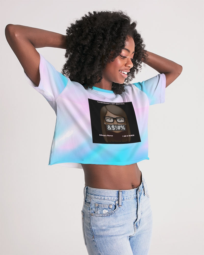 Angry Pastel Women's Lounge Cropped Tee