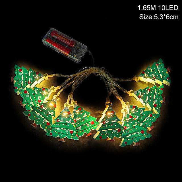 Wrought Iron Mix And Match Christmas Doll Light String