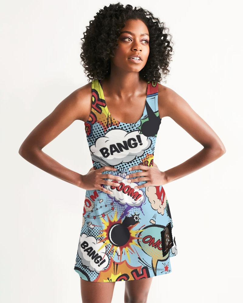 Angry sounds Women's Racerback Dress