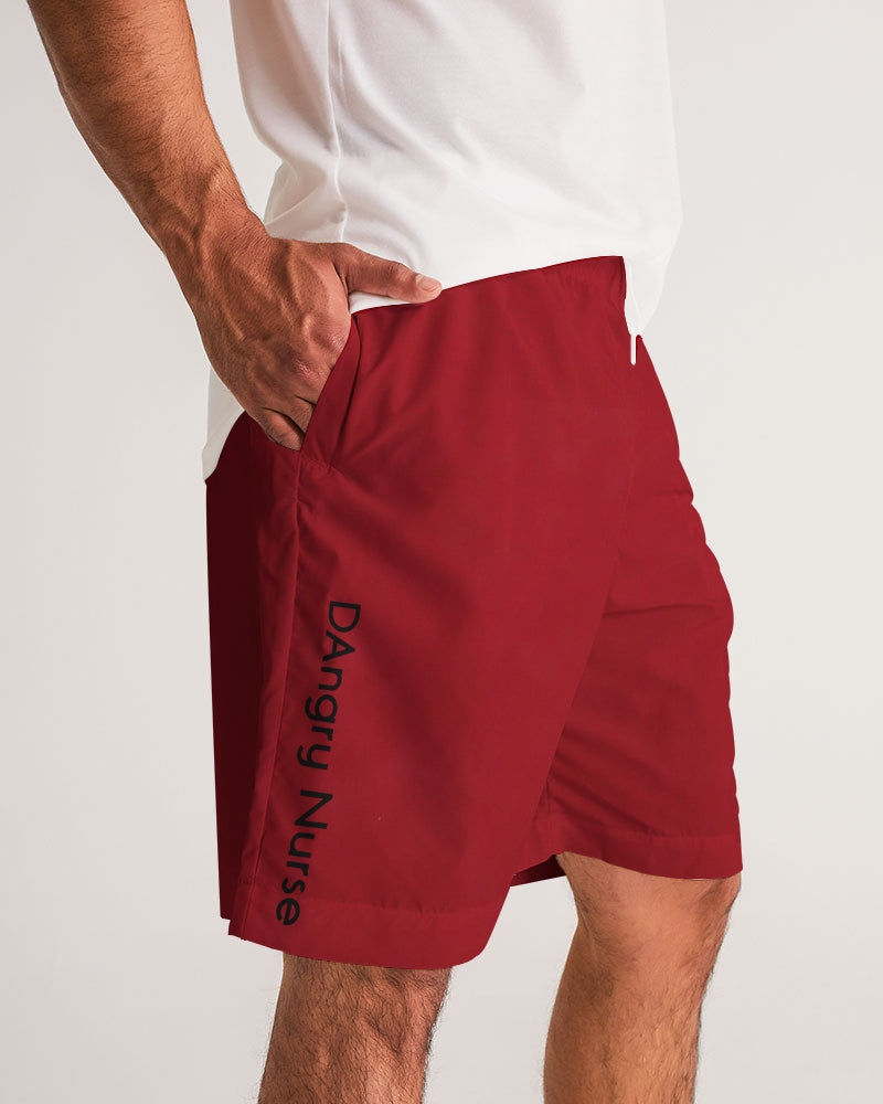 red Men's Jogger Shorts
