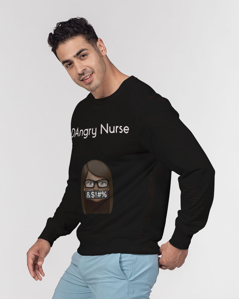 Angry Black Men's Classic French Terry Crewneck Pullover
