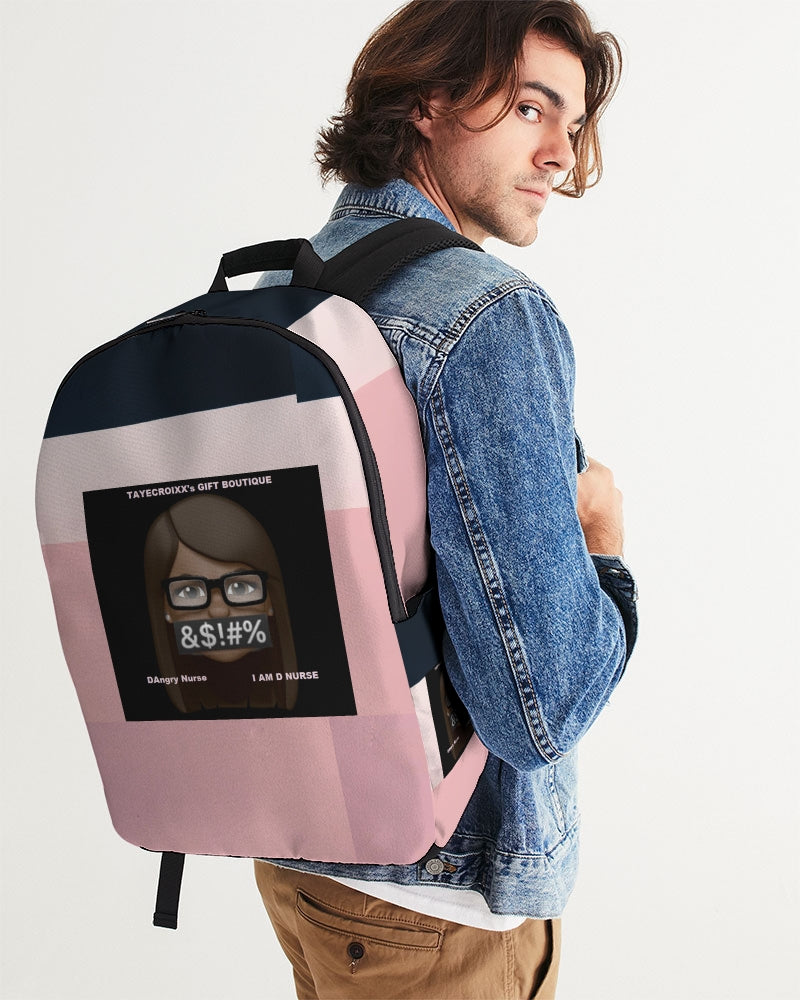 Angry stripes Large Backpack