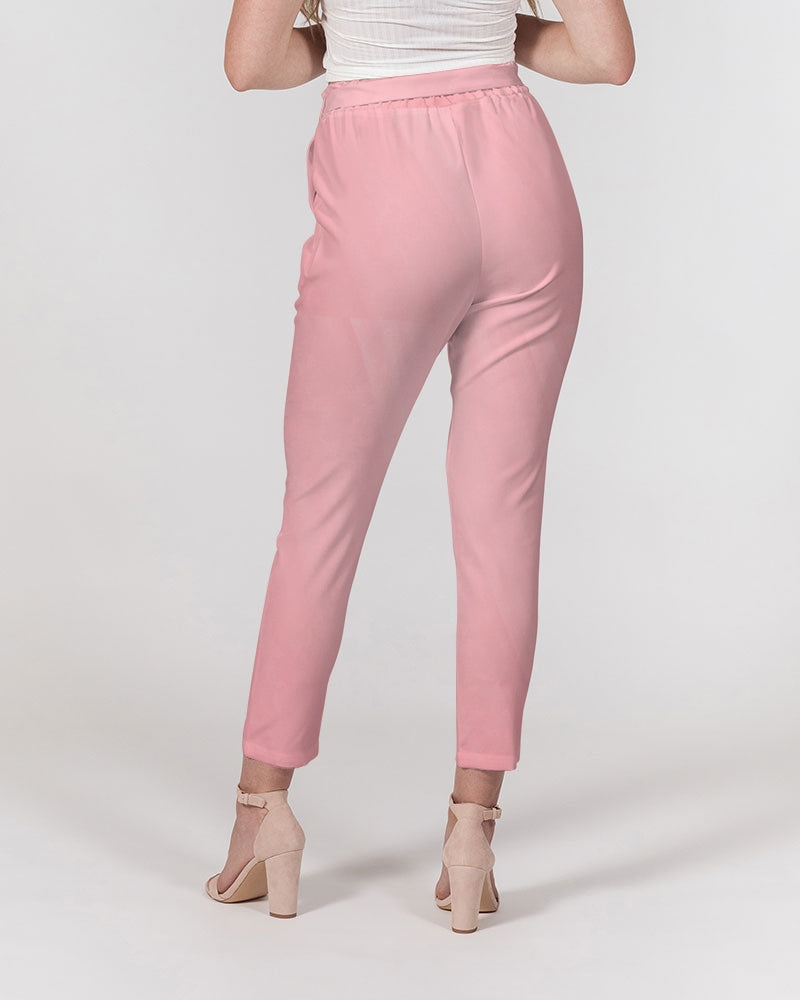 Angry Pink Women's Belted Tapered Pants