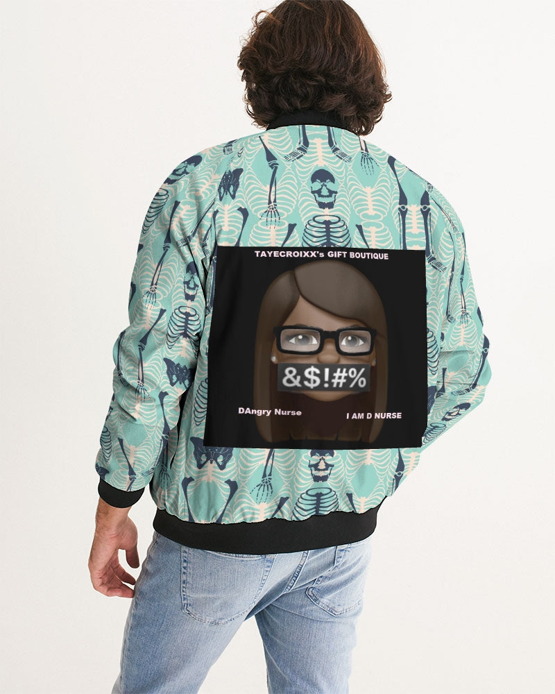 ANGRY SKELeton Men's Bomber Jacket
