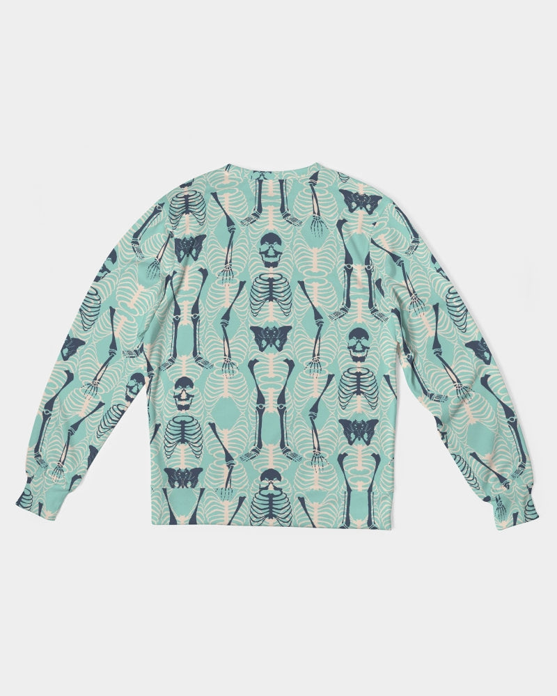 ANGRY SKELeton Men's Classic French Terry Crewneck Pullover