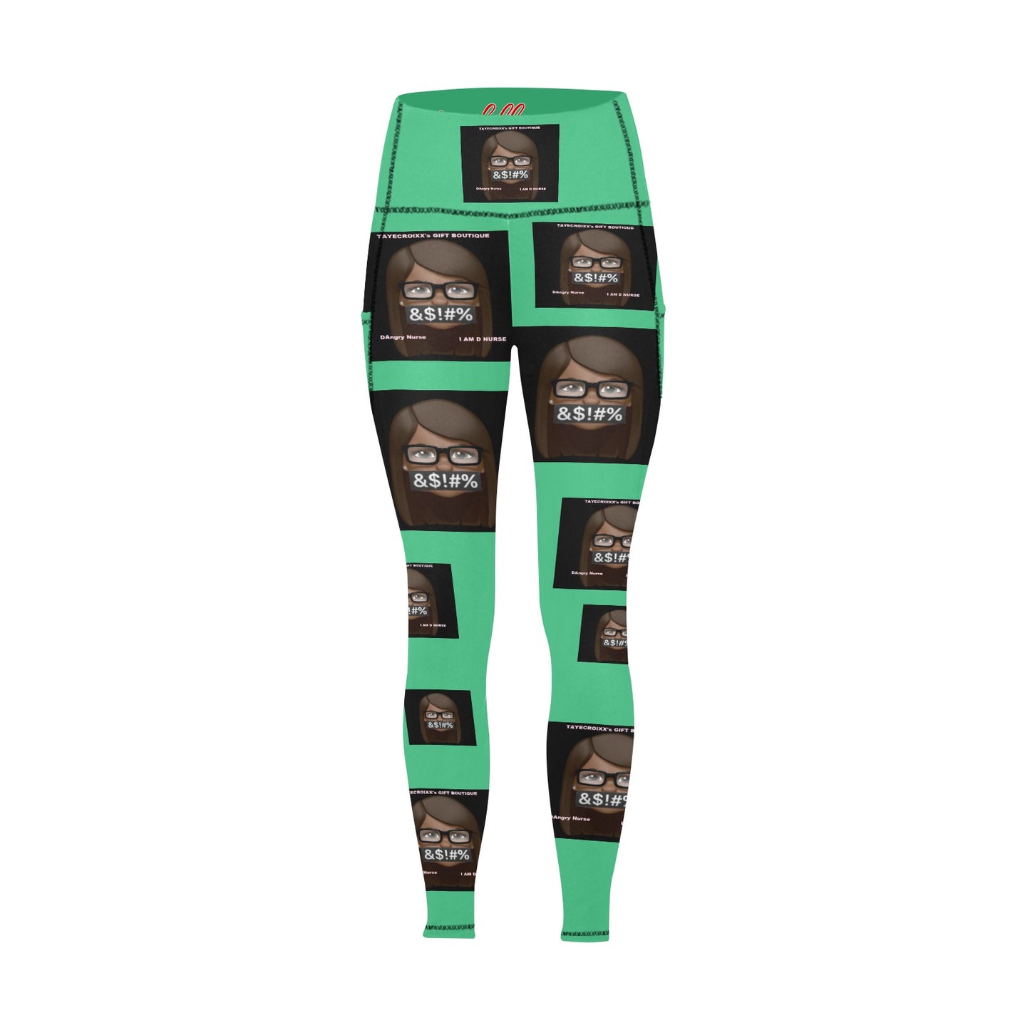 DAngry Nurse Leggings with Pockets