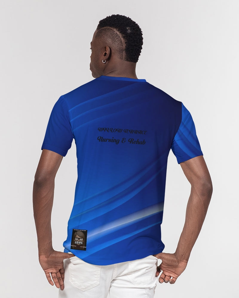 Angry  Blue Men's Everyday Pocket Tee