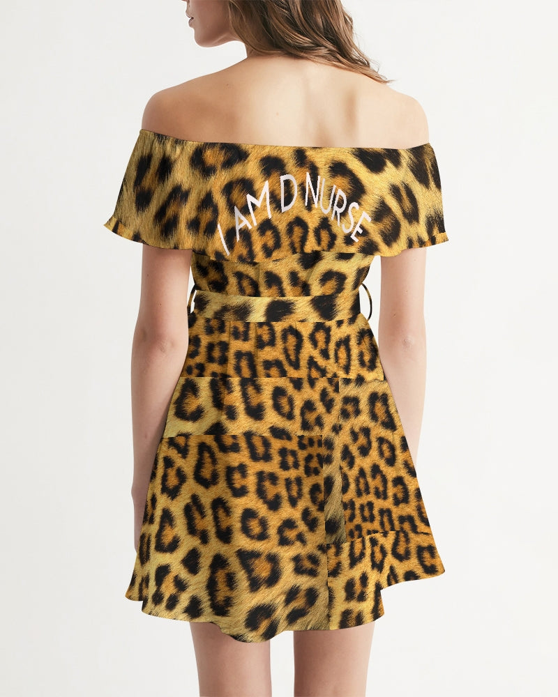 ANGRY LEPORD Women's Off-Shoulder Dress