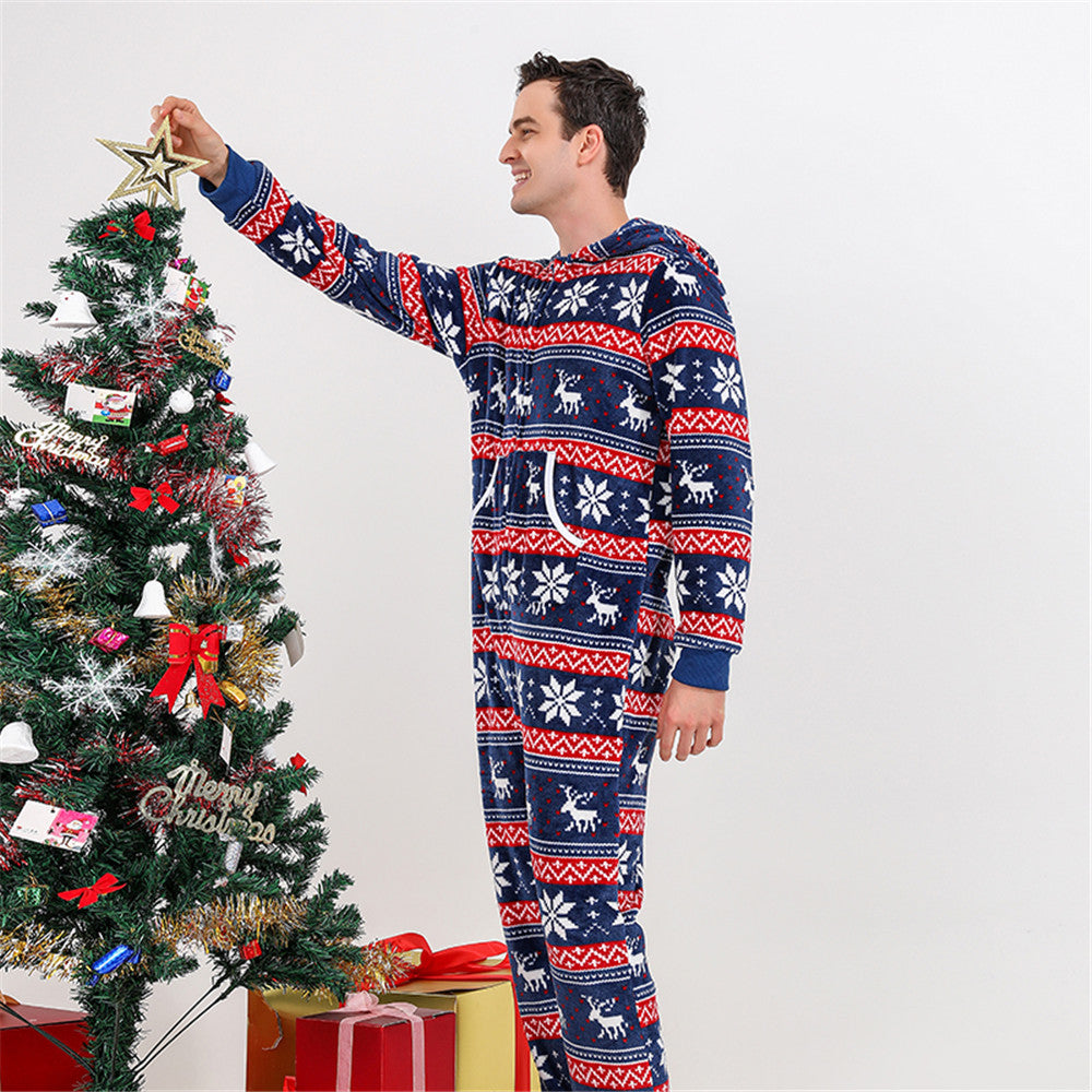 European And American New Family Pajamas Set For Christmas