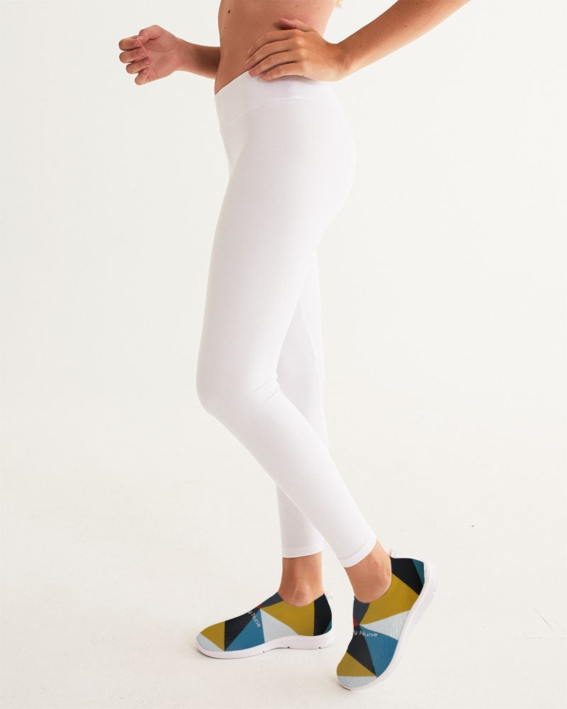 Angry Triangles Women's Slip-On Flyknit Shoe