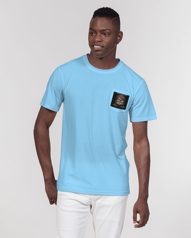 Angry pastel blue Men's Everyday Pocket Tee