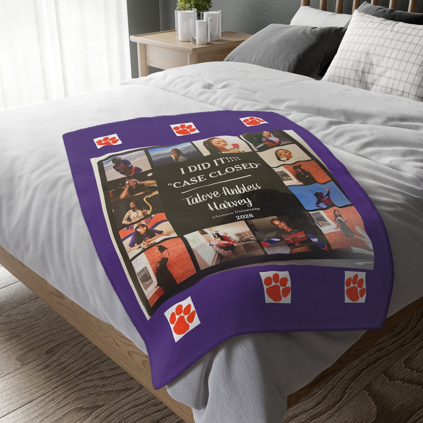 Velveteen Microfiber Blanket (Two-sided print)