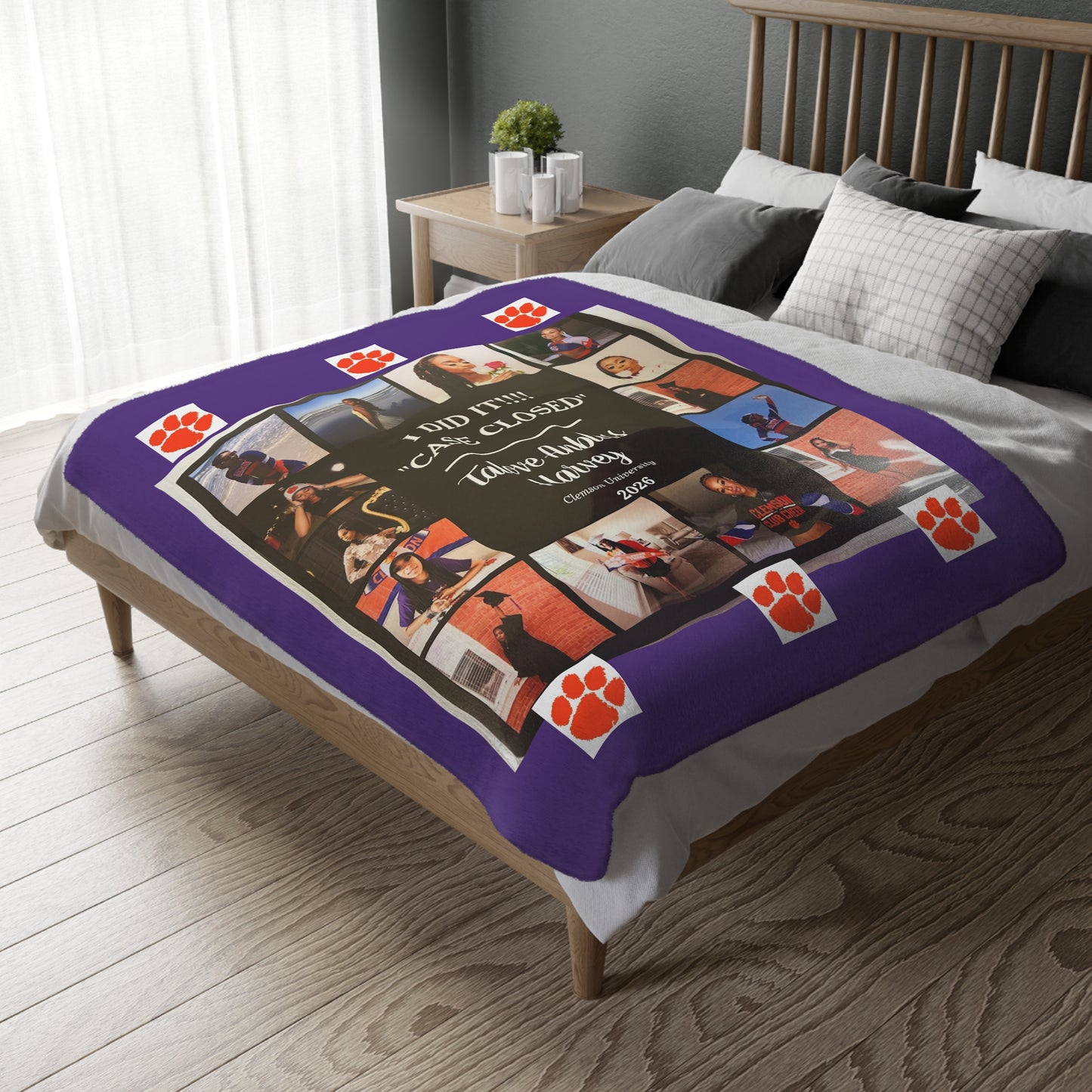 Velveteen Microfiber Blanket (Two-sided print)