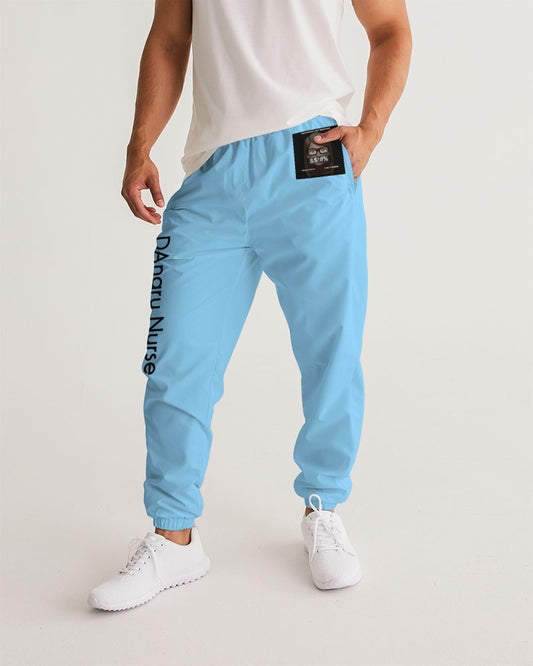 Angry pastel blue Men's Track Pants