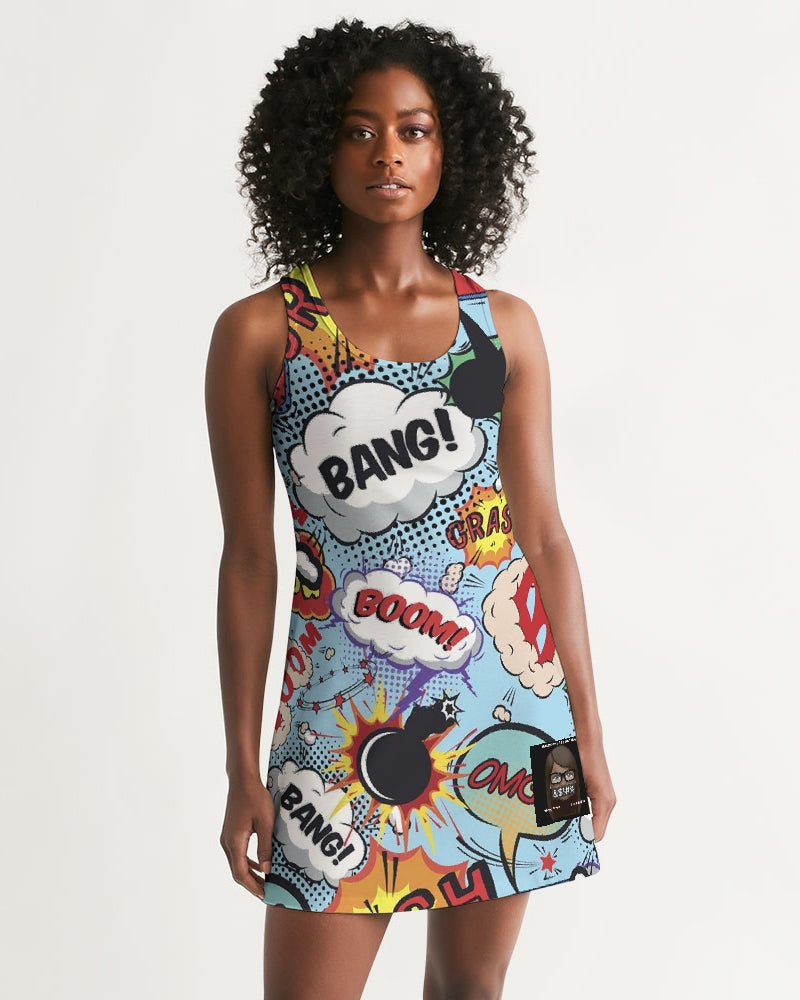 Angry sounds Women's Racerback Dress