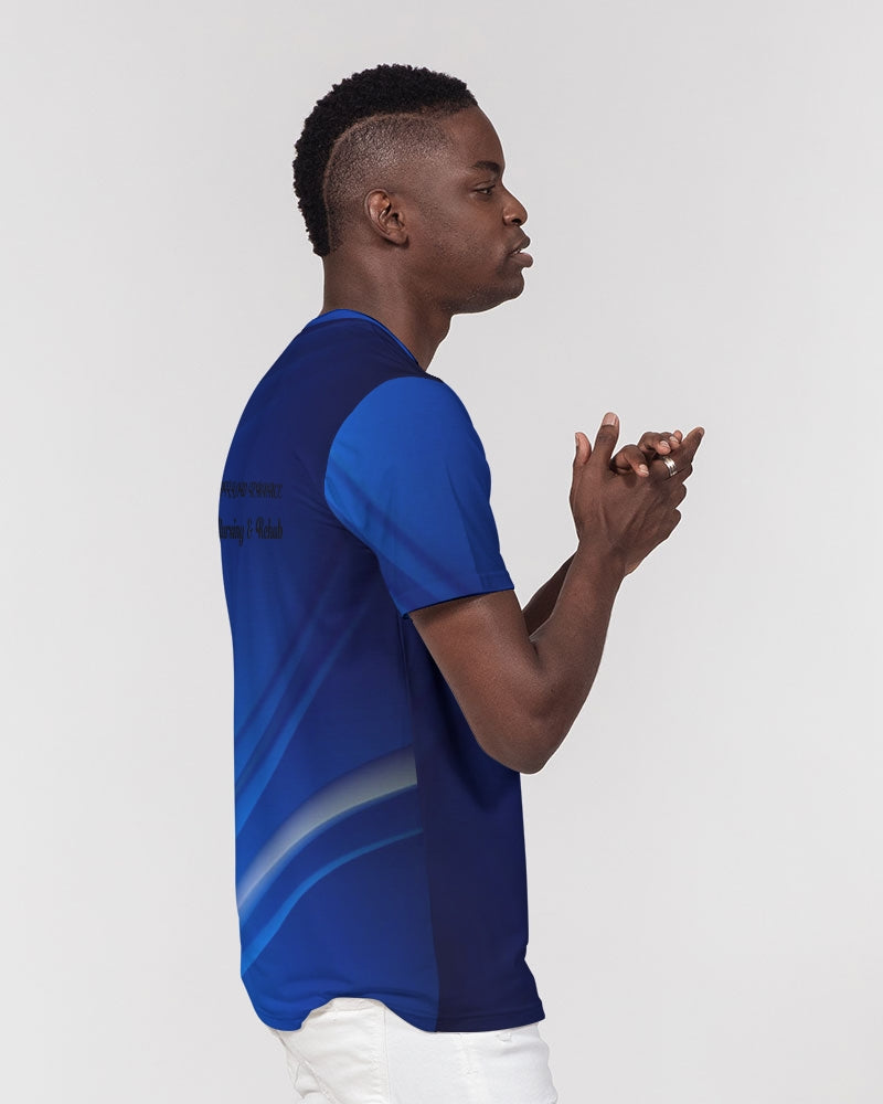 Angry  Blue Men's Everyday Pocket Tee