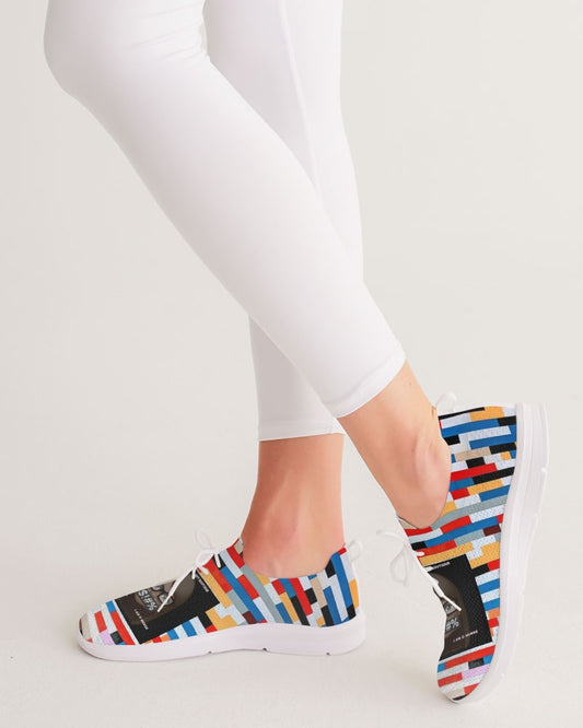 Angry Blocks Women's Lace Up Flyknit Shoe