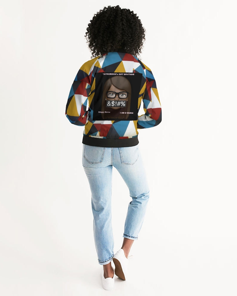 Angry Triangles Women's Bomber Jacket
