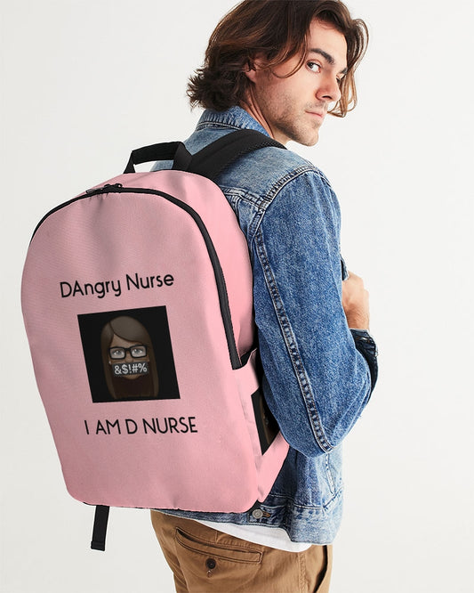 Angry Pink Large Backpack