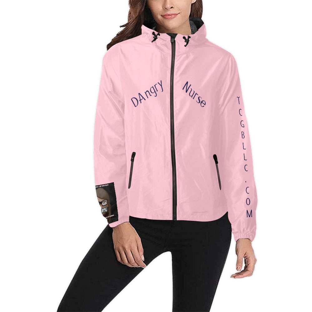 Unisex All Over Print  Hooded Windbreaker (Model H23)