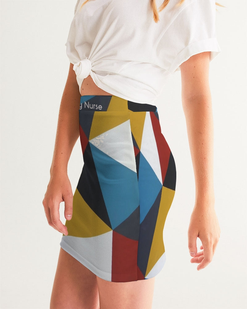 Angry Triangles Women's Mini Skirt