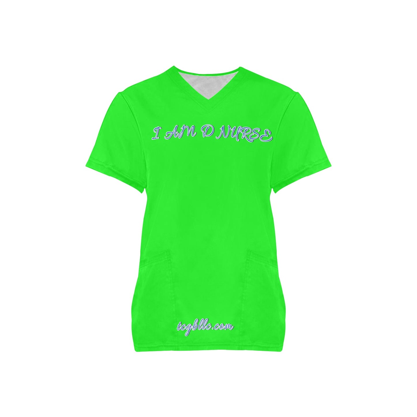 I AM D NURSE Scrub Top