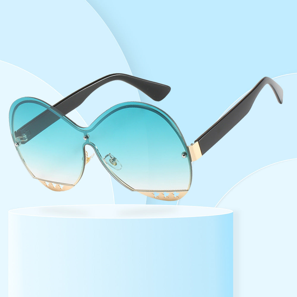 Women's Fashion Hollow Pentagram Sunglasses