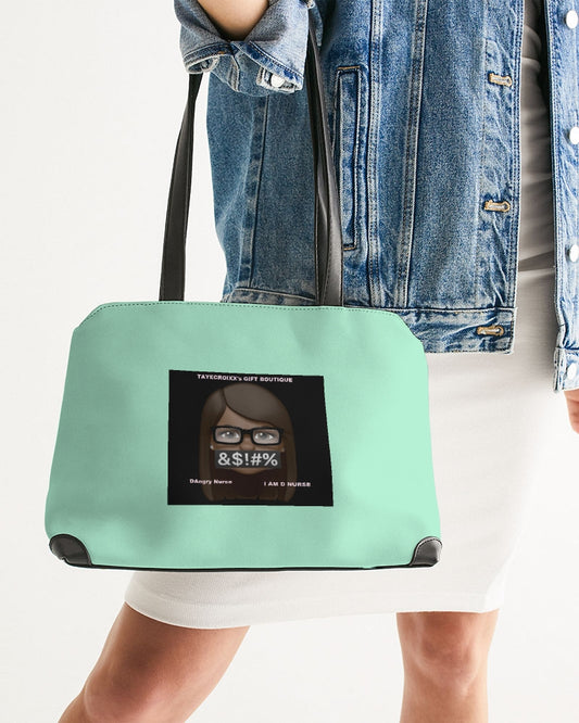 Angry pastel green Shoulder Bag