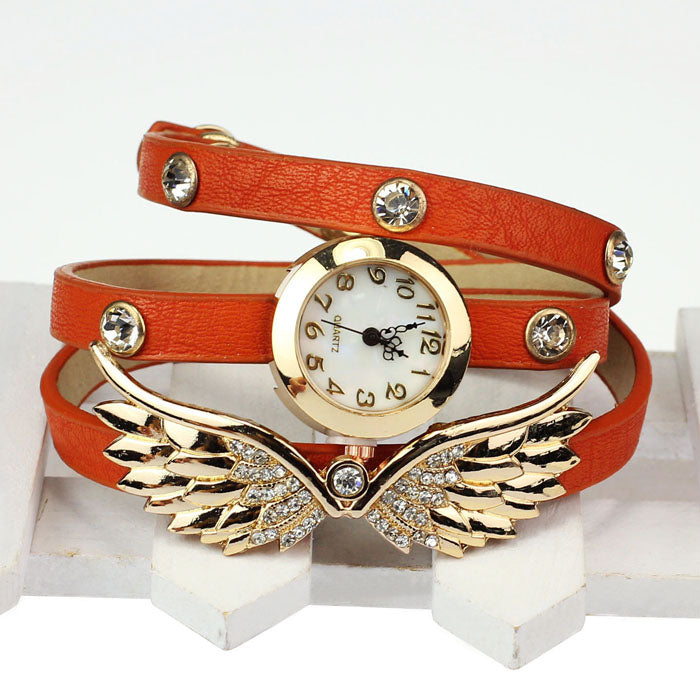 Retro Korean Version Of Cool Wings Harajuku Style Bracelet Watch