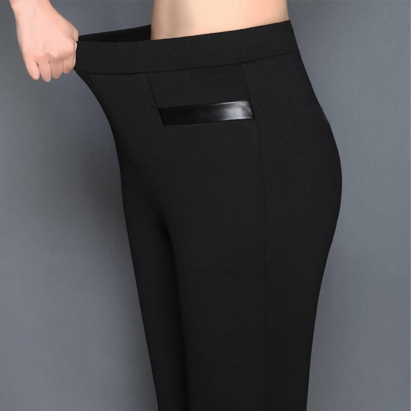 Women's Plus Size Elastic Casual Outer Wear Leggings