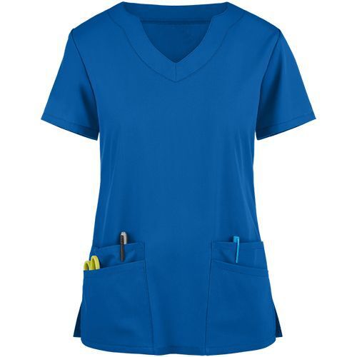 Women's Nurse Work Clothes Pocket V-neck Short Sleeves