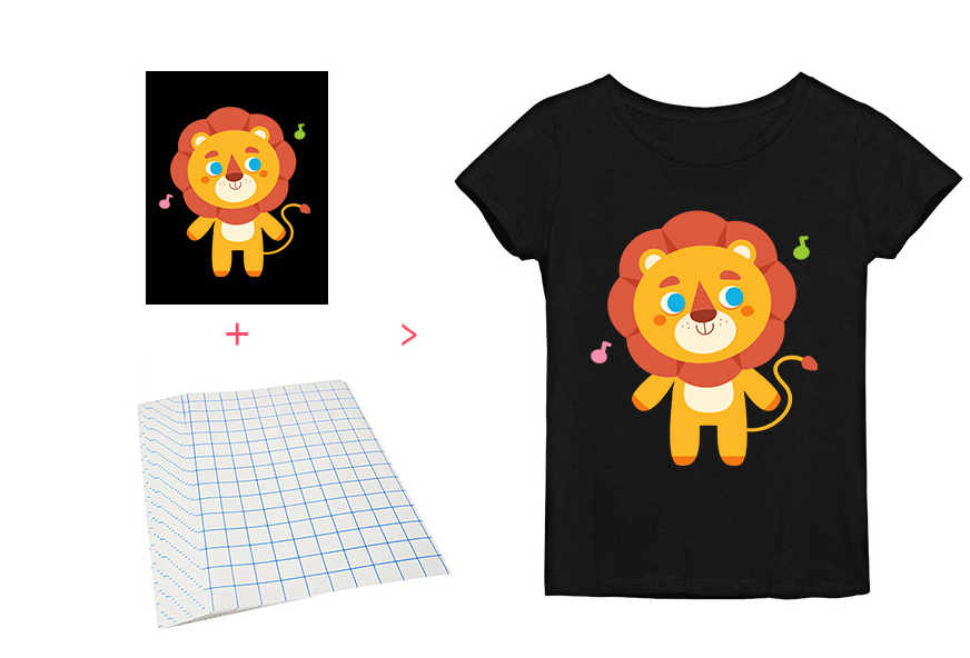 A4 dark and light heat transfer paper