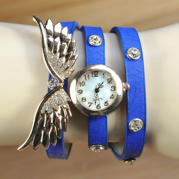 Retro Korean Version Of Cool Wings Harajuku Style Bracelet Watch