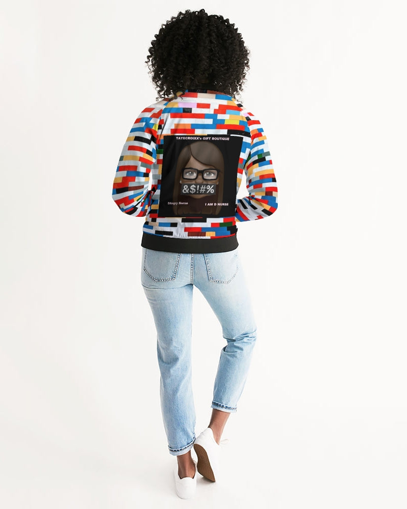Angry Blocks Women's Bomber Jacket