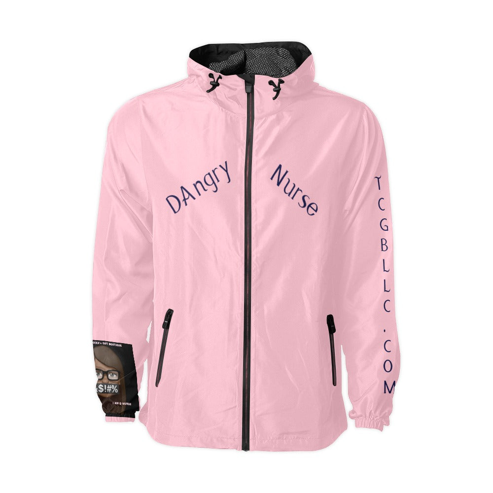 Unisex All Over Print  Hooded Windbreaker (Model H23)