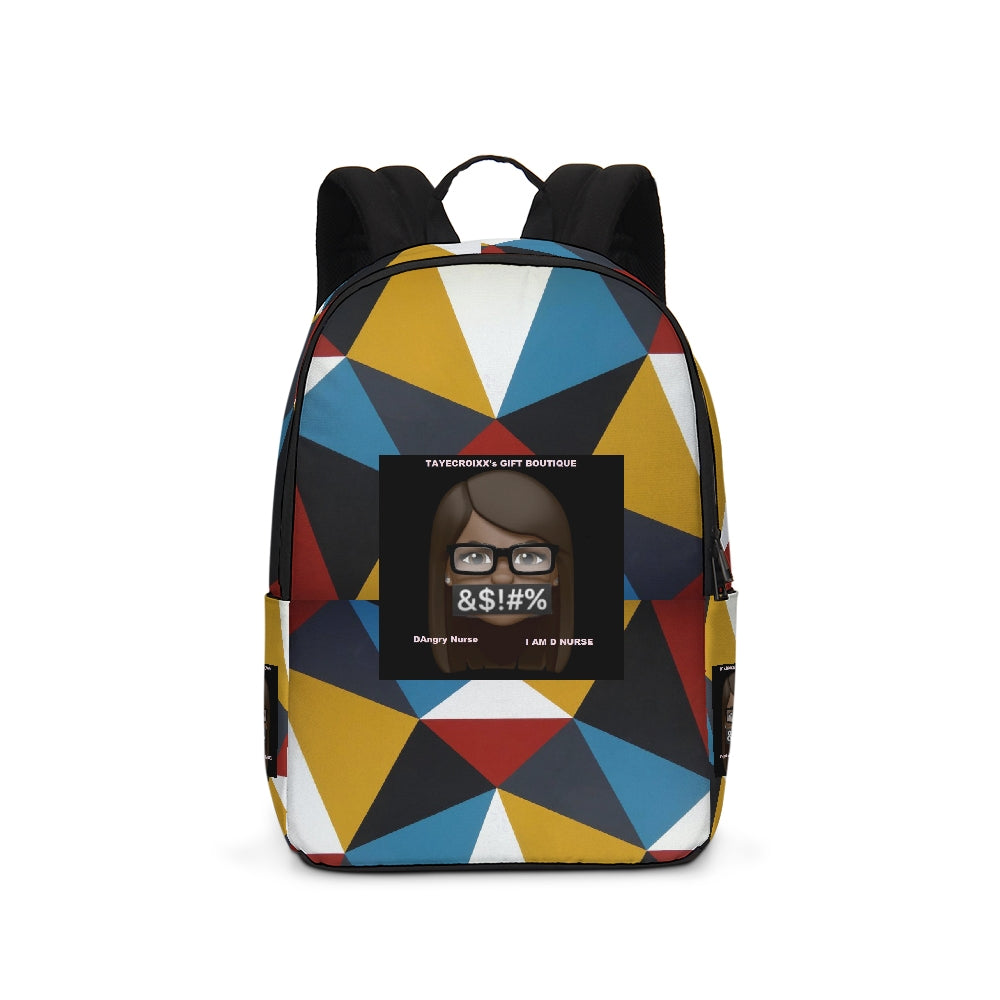 Angry Triangles Large Backpack