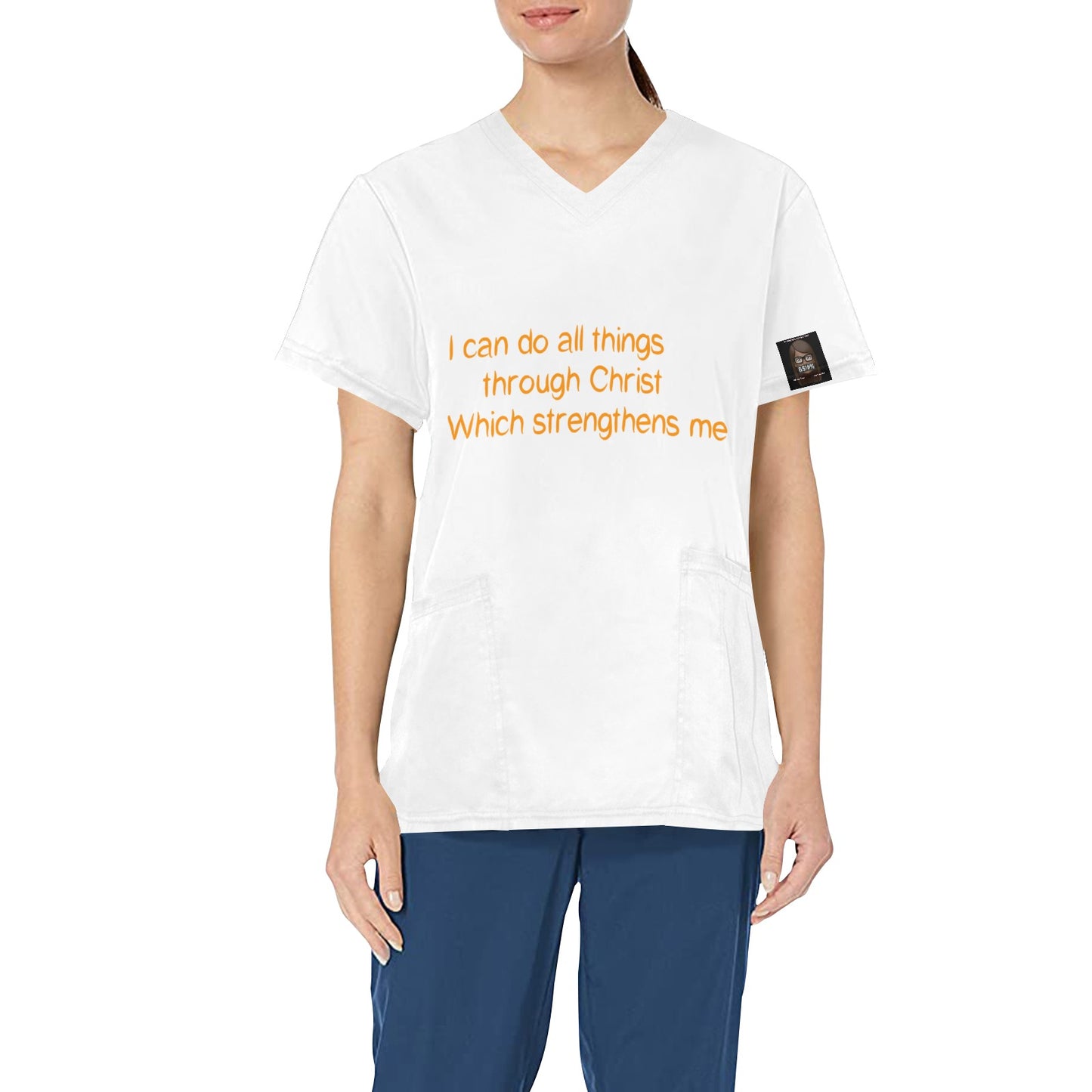 Customized Scrub Top