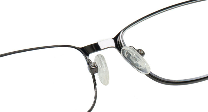 Men's Square Full Frame Metal Reading Glasses