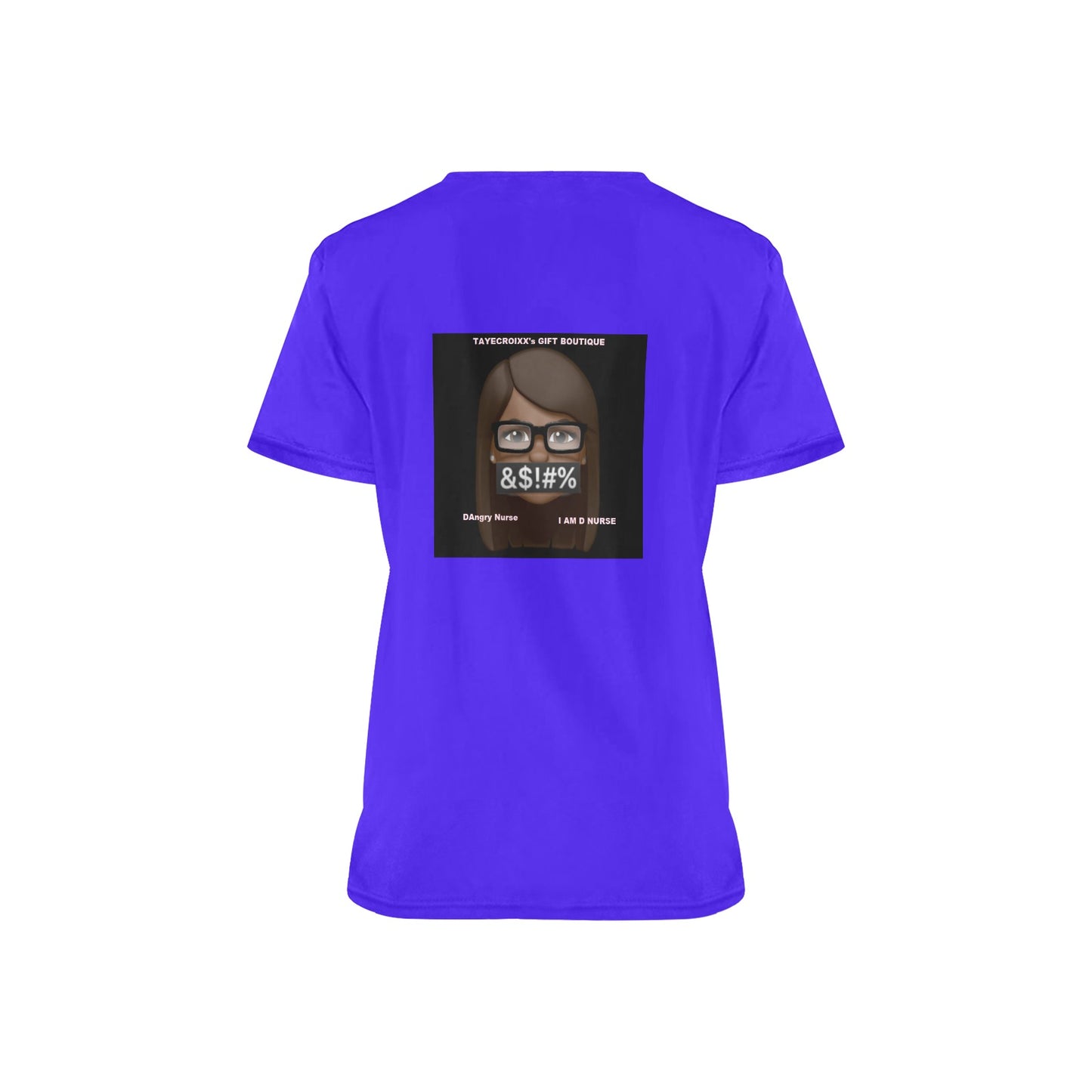 DAngry Nurse Scrub Top