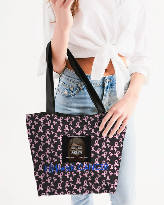 Special Edition F&$!#%K CANCER Canvas Zip Tote