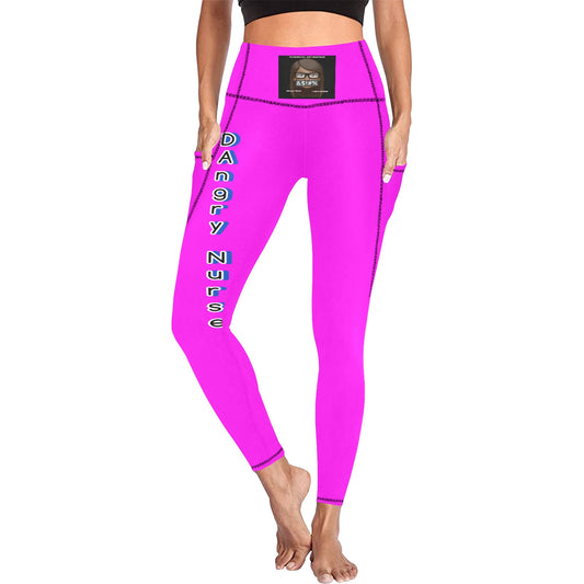 DAngry Nurse Leggings with Pockets