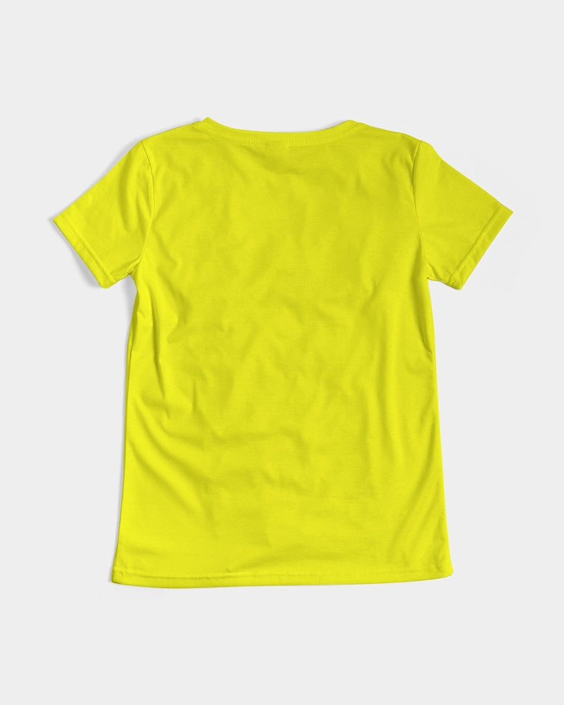 Angry Yellow Women's V-Neck Tee