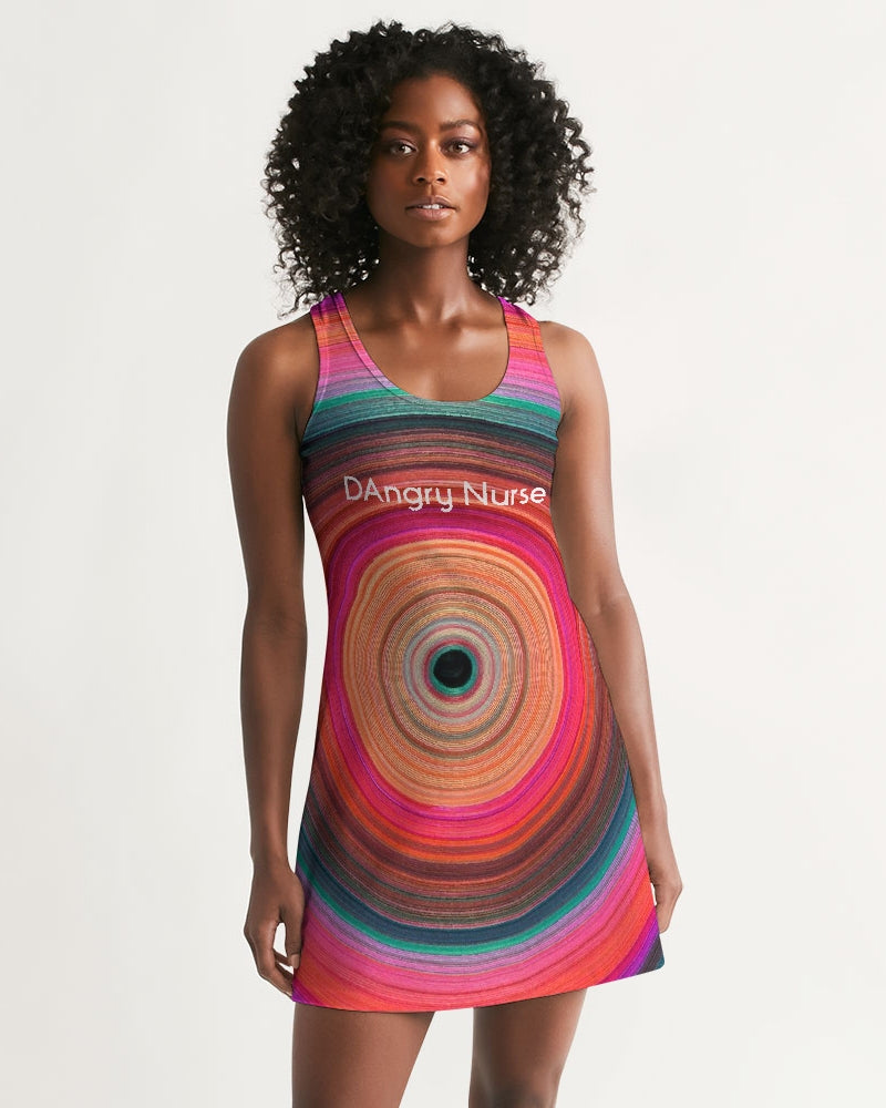 Angry eye Women's Racerback Dress
