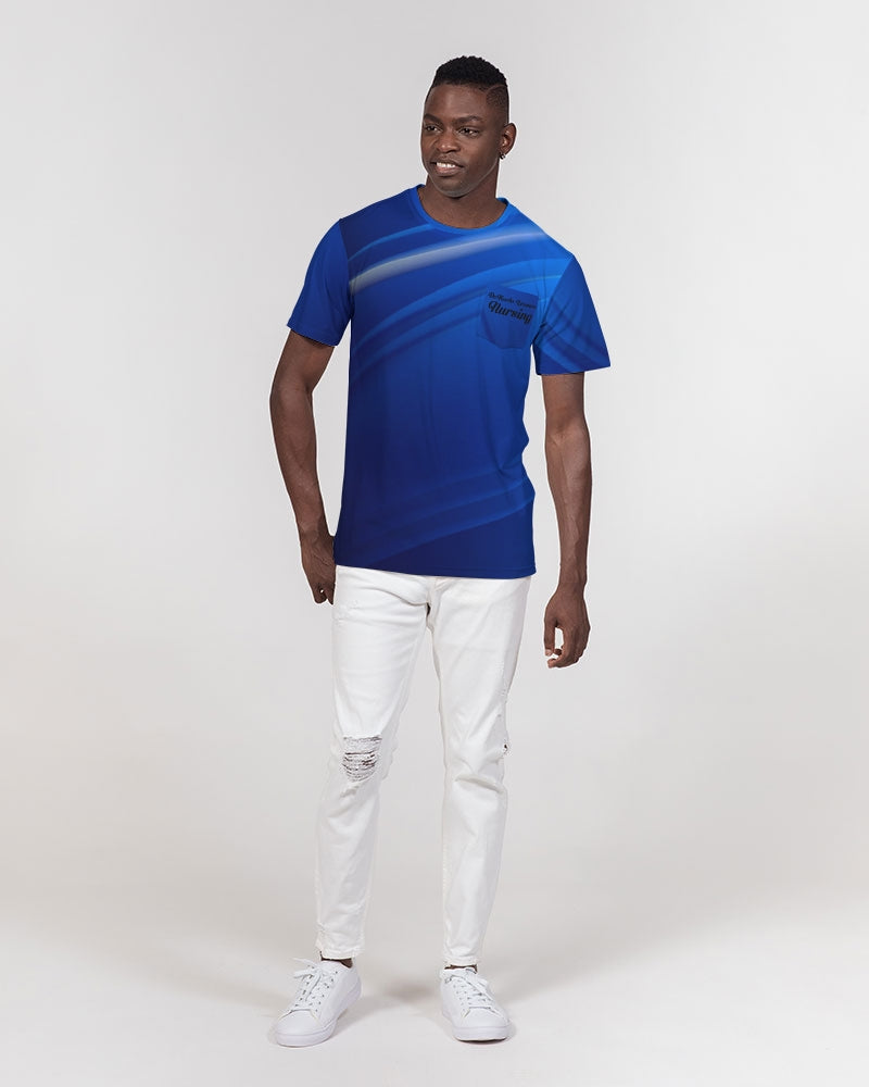 Angry  Blue Men's Everyday Pocket Tee